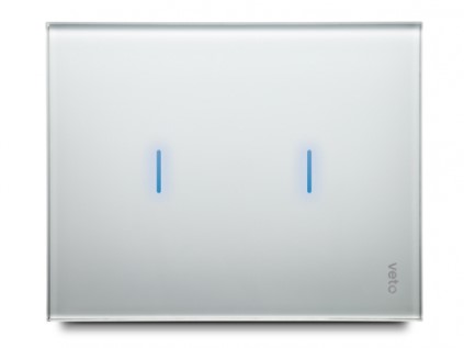 Conmutador Inteligente Doble Wifi Plura Smart Blanco