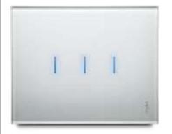 Conmutador Inteligente Triple Wifi Plura Smart Blanco