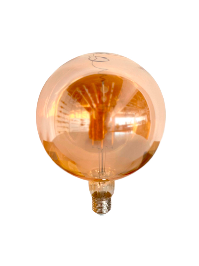 Foco Led E27 Grande T/Globo Ambar 3500K (15Cm) 85-265V