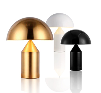 Lamp. Mesa 2L E27 Negro Metal D35X52Cm