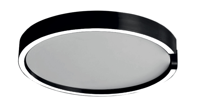 Lamp. Techo Led Red. Negro 36W 3K (D440X50Mm)