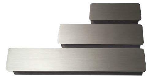 Lamp. Pared Led Moderna Rect. Bid. 16X6Cm 5W 3K Negro