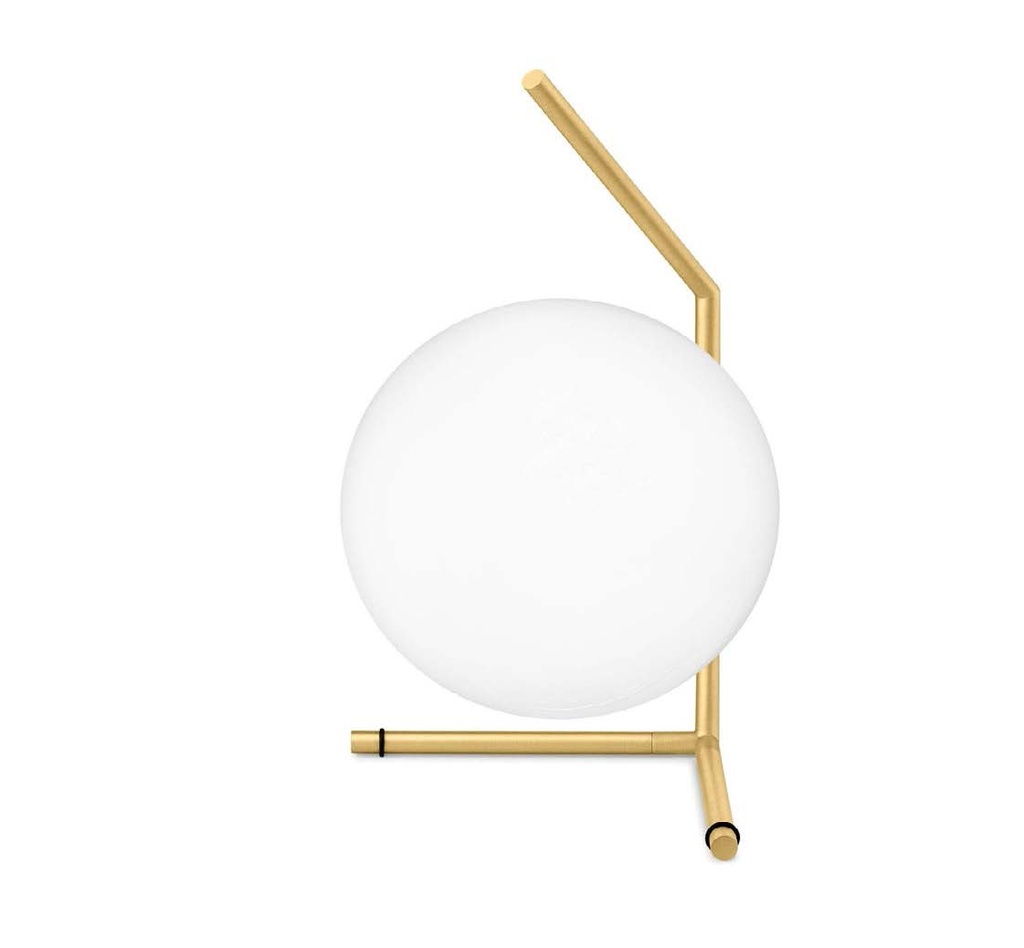 Lamp. Mesa Circulo Vidrio+Metal E12