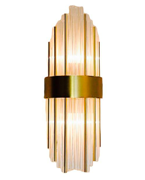 Aplique Pared 2Xe14 Dorado (200x600)Mm