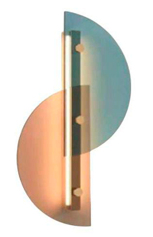 Aplique Pared Led 280X500Mm Negro Metal 5W