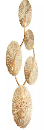 Aplique Pared 5Xg4 250X500Mm Laton