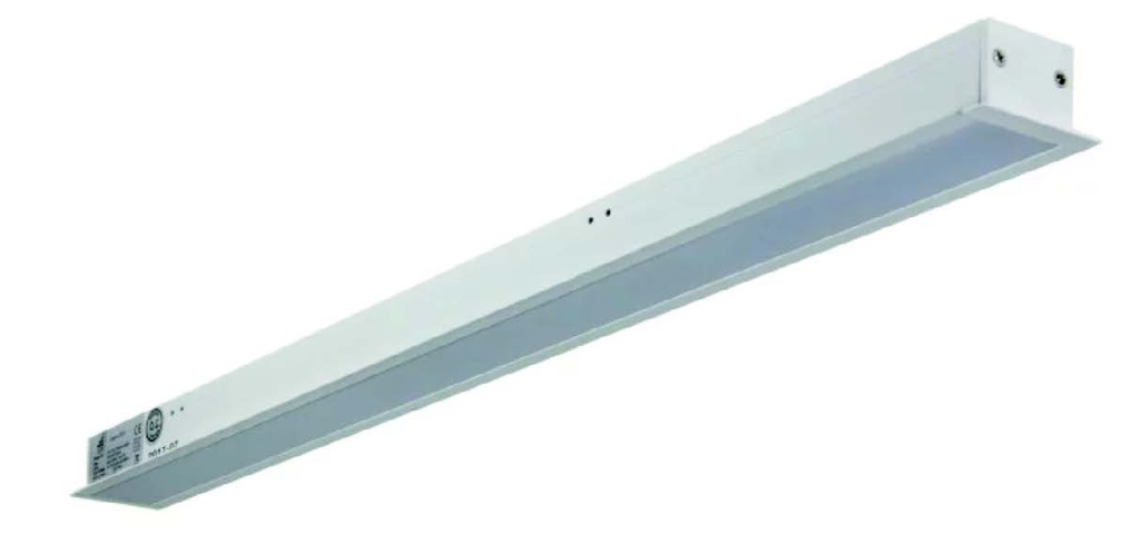 Lamp. Emp. Led Alum. 36W 4K 120X6.5Cm Con Clips Plata