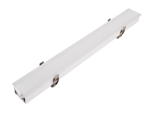 Lamp. Led Lineal Emp. Aluminio Blanco 42W 4K (1200X65X35Mm) 100-265V