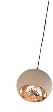 Lamp. Colg. Led 5W+7W D100X100Mm Dorado Arena 3K