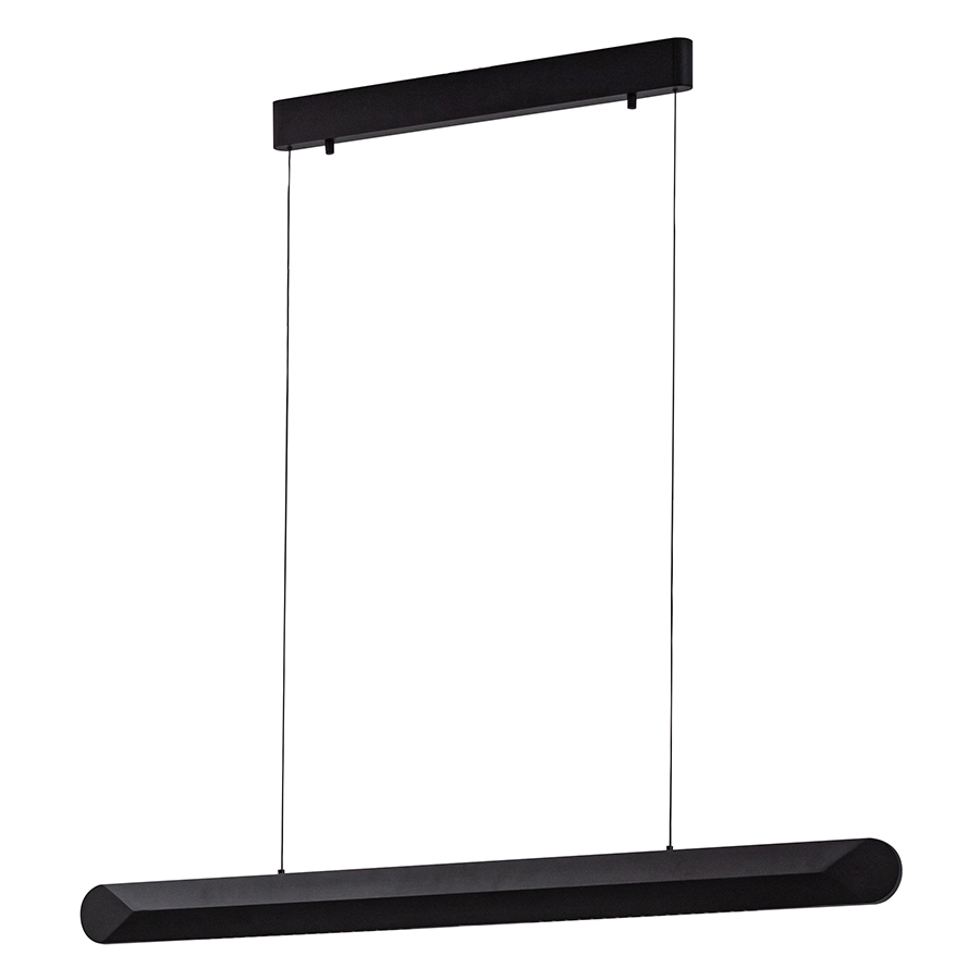 Lamp. Colg. Led Recta Dim. Touch Negro 36W 3K (1200X1500Mm)
