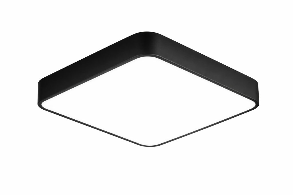 Plafon Led Cuadrado Negro (L300xL300xH50)mm 24w 3cct 3k/4k/6k (85-265)v