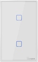 Interruptor Tactil Wifi 2L Doble Blanco