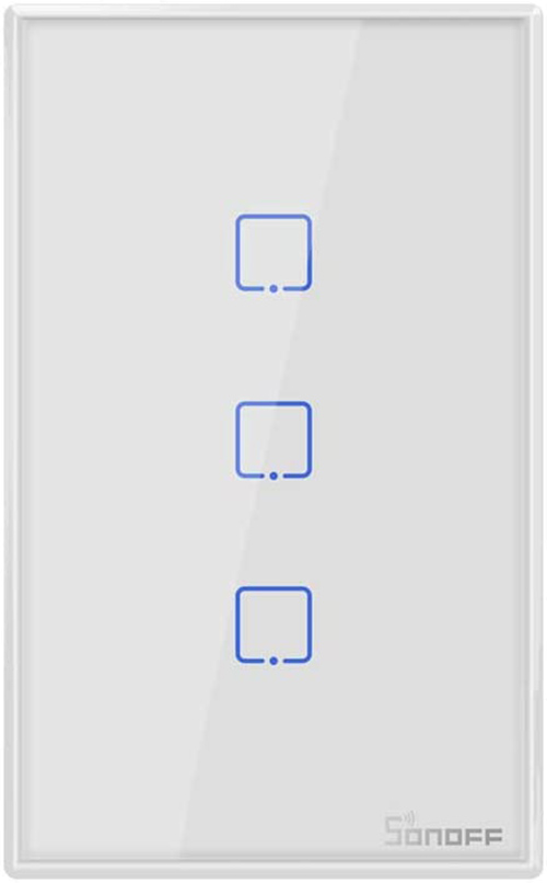 Interruptor Tactil Wifi 3L Triple Blanco