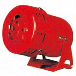 Sirena 105 Db Metalica Roja 110Vac. Camsco