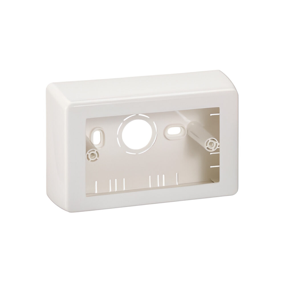 Caja Para Canaleta 4X2 Normal Blanca Dexson