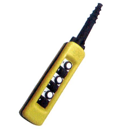 Botonera Colg. Control 4P. 5A (Amarillo) Camsco