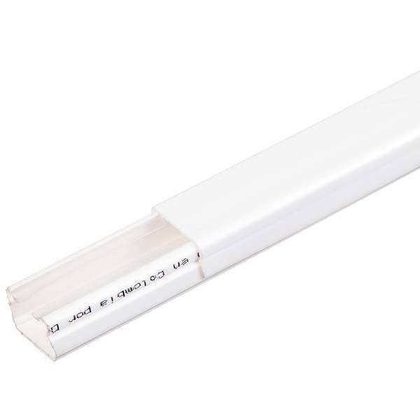 Canaleta Lisa 20X12 2M S/A Blanca Dexson