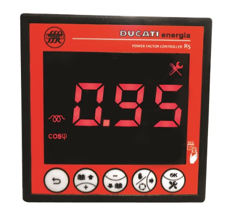 Regulador Kvar 5 Pasos 220/400V 96X96 Ducati