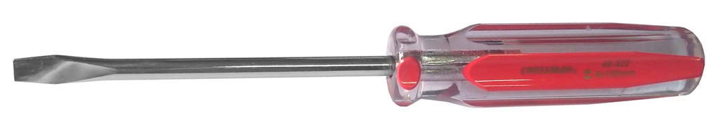 Destornillador Plano Rojo 6Mm 4'' Crossman