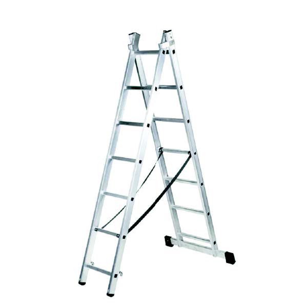 Escalera Convertible 3.49M 2X7 Aluminio