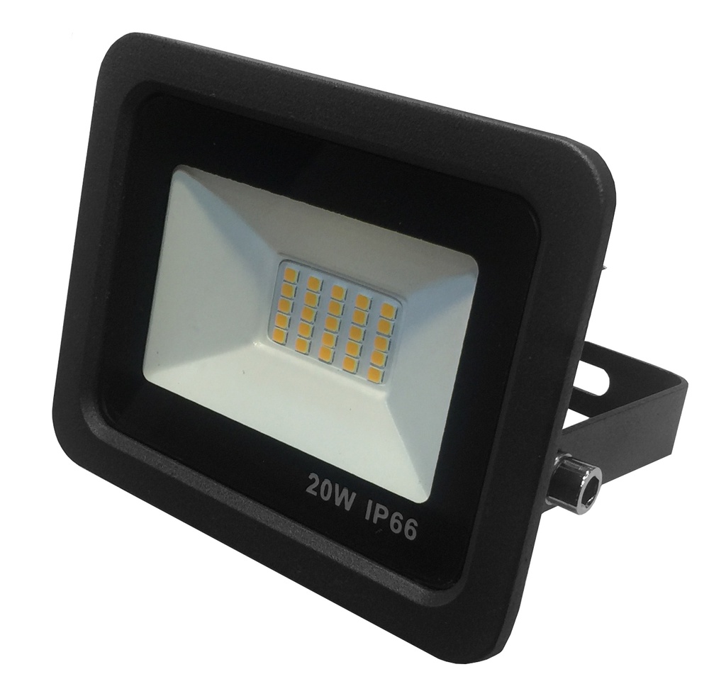 Reflector Plano Negro 10w 3k (103x83x24)mm (100-240)v IP66