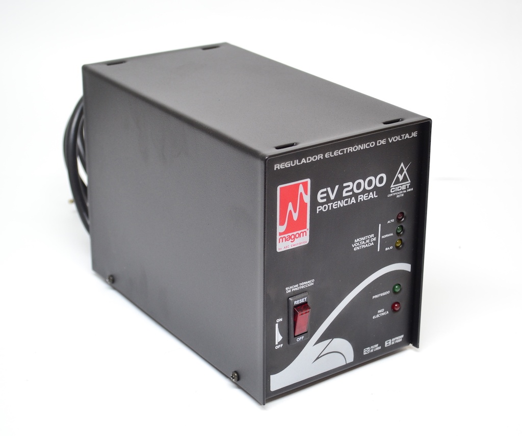 Regulador de Voltaje EV2000 V.A. 120V Magom