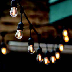 Guirnalda 15M/24 Boquillas E27 Cobre 600W Max Ip54