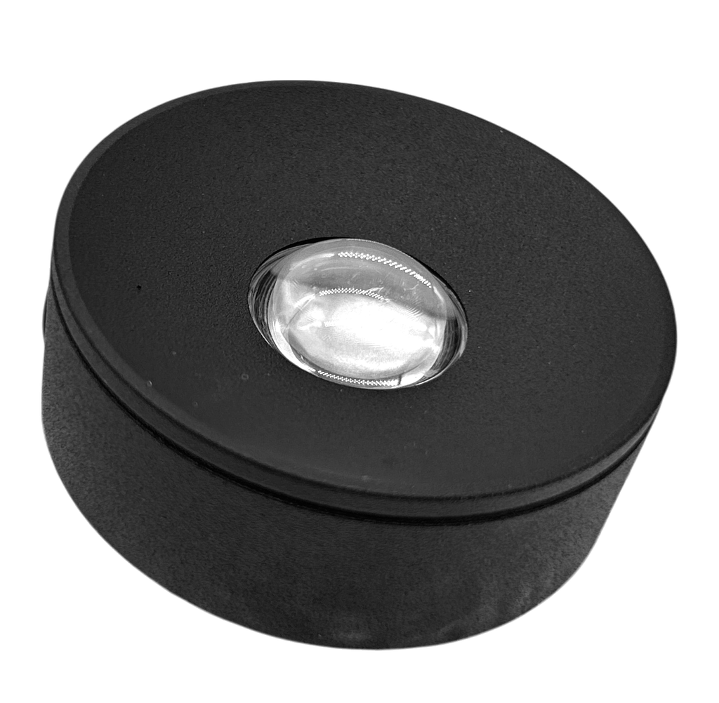 O. Dragon Led Sob. Red. Alum. Negro 3w 6k 300lm (110-130)v (D60X22)mm Ip20