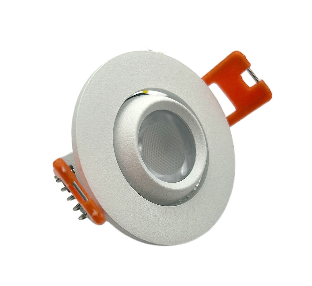 O. Dragon Led Mov. Red. Alum. Blanco 3w 3k 300lm (110-130)v (D55X27)mm Ip20