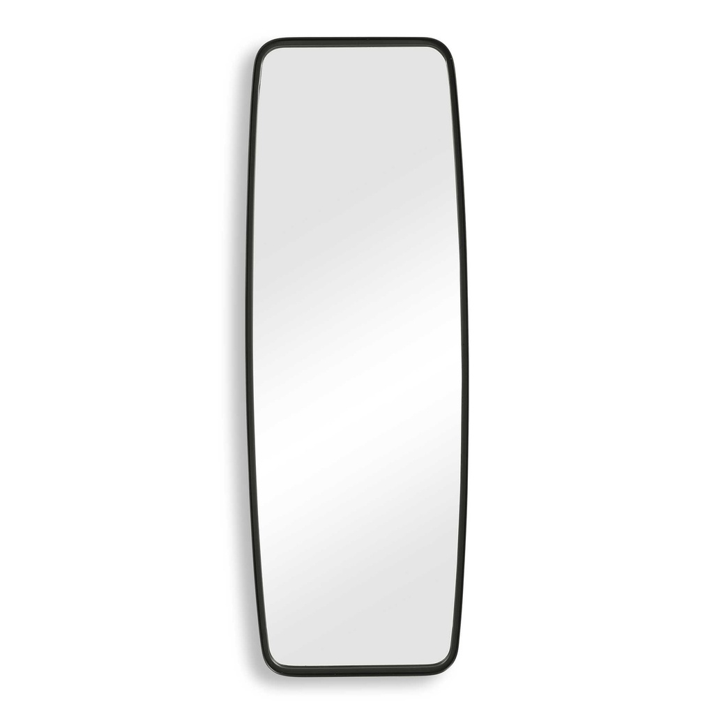 ESPEJO RECTANGULAR DE METAL NEGRO 53x152cm