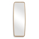 ESPEJO RECATNGULAR DE METAL DORADO 53x152cm