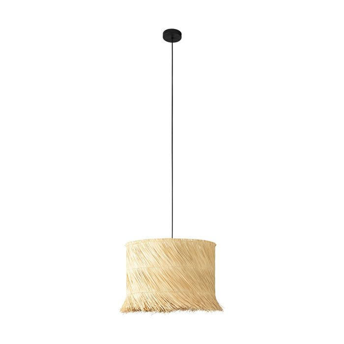 LAMP. COLG. 1L E27 PAISANO PANTALLA RATTAN (1500X480MM)