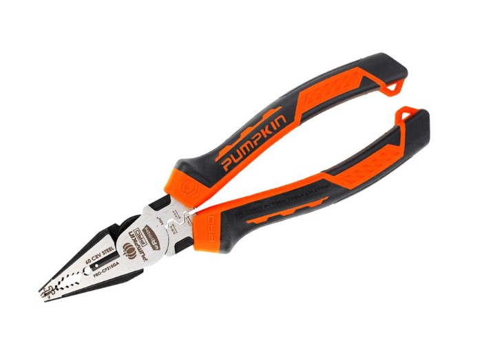 Alicate Aislado 8.5' C/ponchadora y Entorche Pumpkin