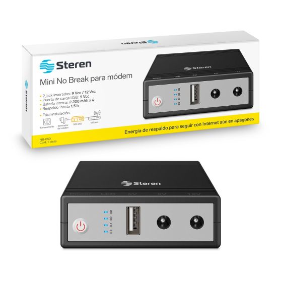 UPS mini 14-18W 5/9/12VDC +USB
