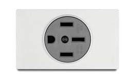 Toma 50A Emp. NEMA 14-50R C/Placa