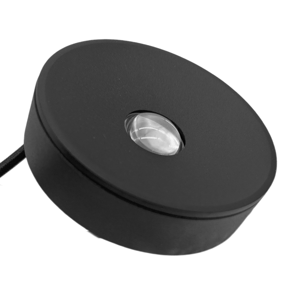 O. Dragon Led Sob. Red. Alum. Negro 7w 3k 700lm (110-130)v (D80xL19)mm IP20