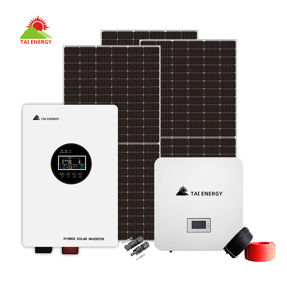 Kit sistema solar off grid 6kw, 2f+n - 110/220v, almacenamiento: 10.24kwh, potencia solar: 4.95kwp