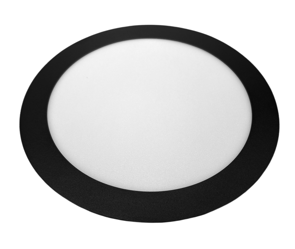 Panel Led Emp. Red. Negro 18w 3k 65-70lm(100-240)v (D220x19)mm Ip20