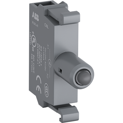 Bloque Contacto Auxiliar Rojo  Rojo 110-130V DC/dispositivos pilotos MP1…MJS12, ABB