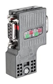 Conector Profibus c/borne Conexión Siemens
