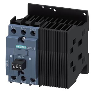 Contactor estático 3f siemens 3rf3410-1bd24, 48...480vac 60hz, 7.4ac-3, us: 110...230vac 60hz, ip20 Siemens