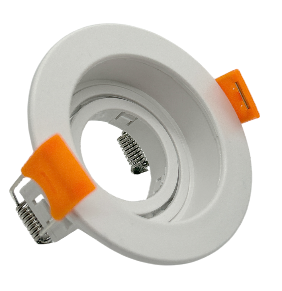 O.B. GU10 Mini Movil Red. Plastico Blanco (D75)mm