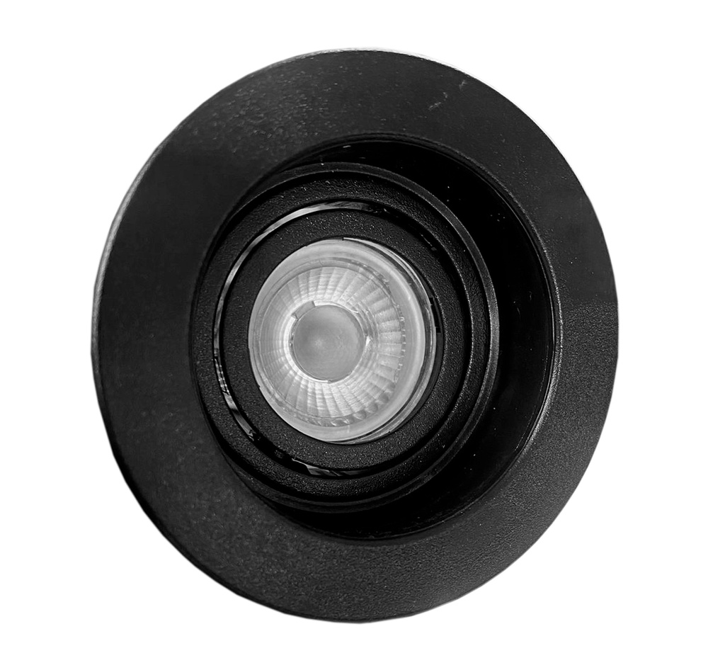 O.B. MR11 Movil Red. Plastico Negro (D75)mm