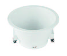 O.B. Prof. Gu10 Fijo Red. Plastico Blanco (93x55)mm Ip20