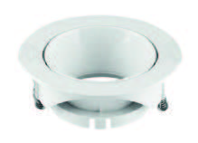 O.B. Gu10 Movil Red. Plastico Blanco (D85Mm)