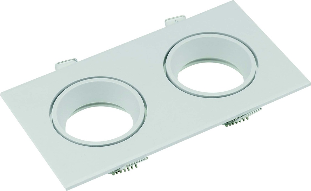 O.B. 2L Gu10 Movil Plastico Blanco (176x88x22)mm Ip20