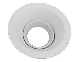 O.b. GU10 Emp. Movil Red. Prof. Alum. Blanco (D105xP85)mm