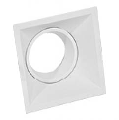 O.B. Prof. Movil Cuad. Aluminio Blanco (90X90X45Mm)