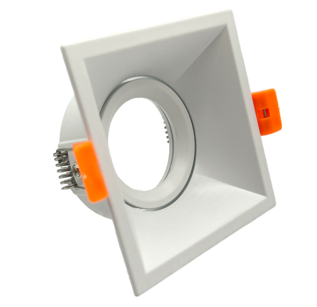 O.B. Prof. Movil Cuad. Aluminio Blanco (90X90X45Mm)