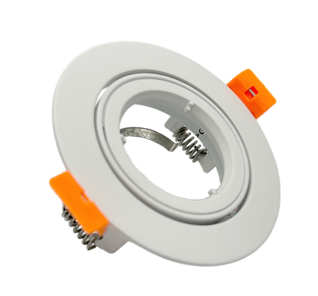 O.b. GU10 Emp. Movil Red. Alum. Blanco (D100xH36)mm